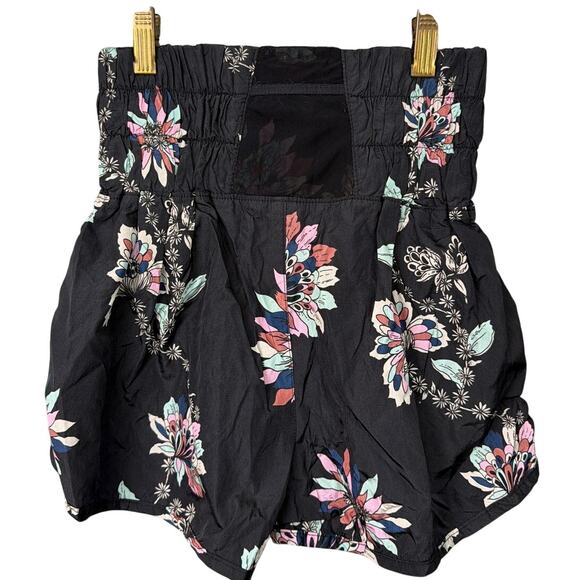 Free People The Way Home Shorts Floral Combo Size S Black Multi Athleisure - Picture 4 of 11